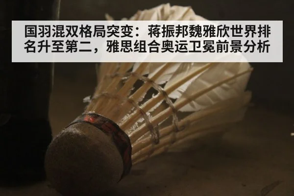 国羽混双格局突变:蒋振邦魏雅欣世界排名升至第二,雅思组合奥运卫冕前景分析